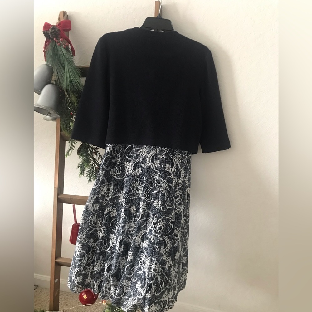 Printed jacket dress